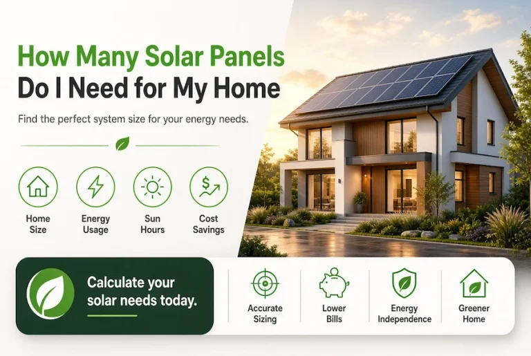 How Many Solar Panels Do I Need for My Home